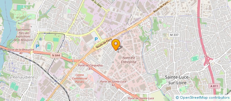 localisation de l'entreprise MADAME DOMINGAS PEREIRA MANUEL à NANTES