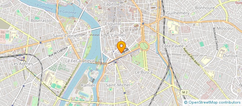 localisation de l'entreprise MADAME DOMINICA DE BELSUNCE  TOULOUSE