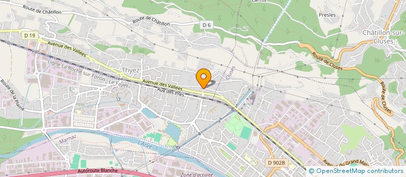 localisation de l'entreprise MADAME DOMINICA MOSCATO MOLES  THYEZ