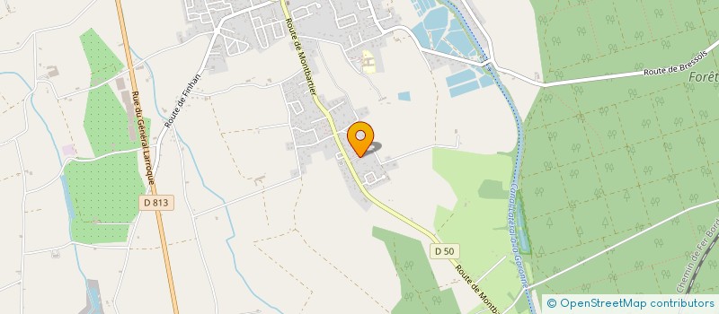 localisation de l'entreprise MADAME DOMINIQUE ABBA  MONTECH