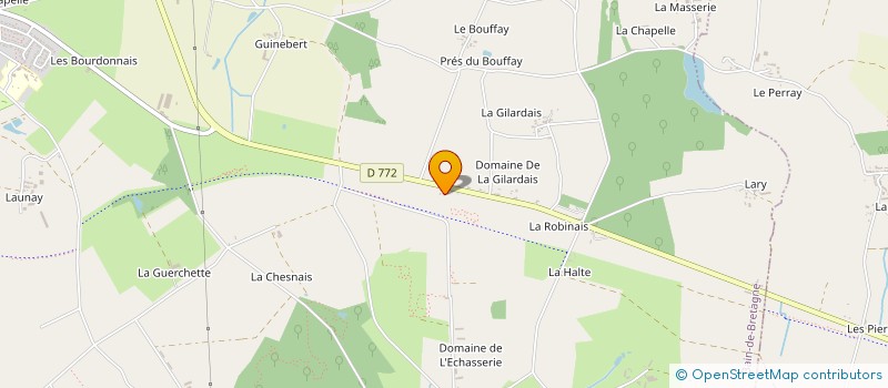 localisation de l'entreprise MADAME DOMINIQUE AGASSE  BAIN-DE-BRETAGNE