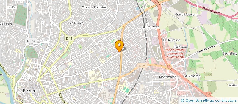 localisation de l'entreprise MADAME DOMINIQUE AGRY à BEZIERS