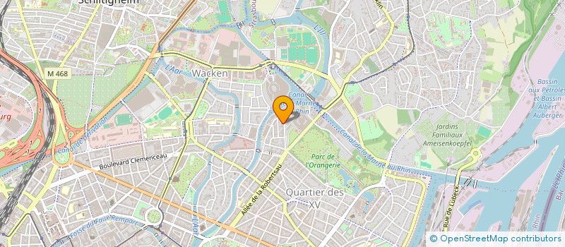 localisation de l'entreprise MADAME DOMINIQUE AJUELOS à STRASBOURG