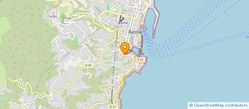 localisation de l'entreprise MADAME DOMINIQUE ALBERTINI à BASTIA