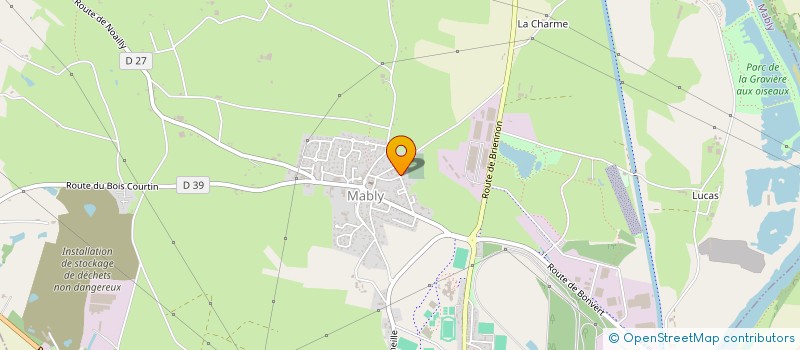 localisation de l'entreprise MADAME DOMINIQUE ALLIER  MABLY