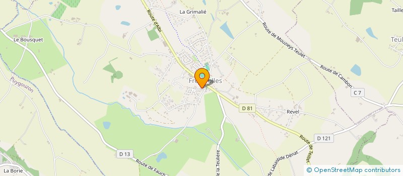 localisation de l'entreprise MADAME DOMINIQUE AMALRIC  SALIES