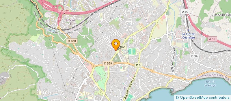 localisation de l'entreprise MADAME DOMINIQUE AMATO à LA CIOTAT
