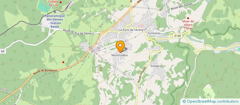 localisation de l'entreprise MADAME DOMINIQUE ANDANSON  ORCINES