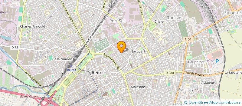 localisation de l'entreprise MADAME DOMINIQUE ANDRIVON  REIMS