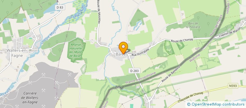 localisation de l'entreprise MADAME DOMINIQUE ANSELIN  BAIVES