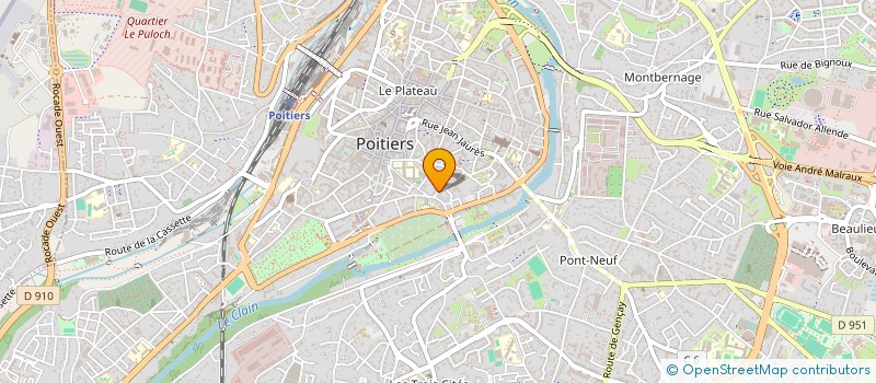 localisation de l'entreprise MADAME DOMINIQUE ARLOT à POITIERS