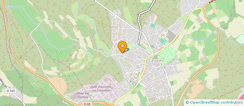 localisation de l'entreprise MADAME DOMINIQUE  ARMANDINE LAPEYRE  CASTRIES