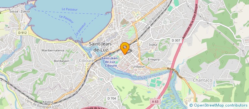 localisation de l'entreprise MADAME DOMINIQUE ARNUT  SAINT-JEAN-DE-LUZ