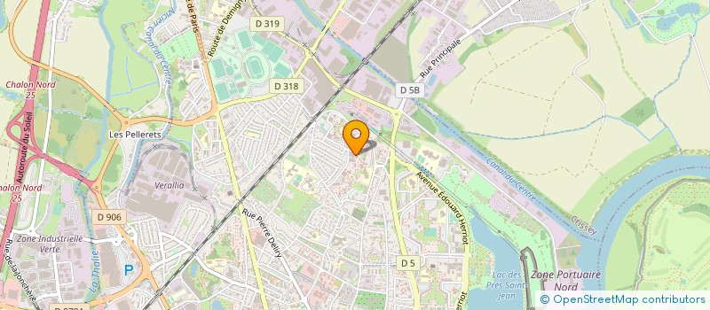 localisation de l'entreprise MADAME DOMINIQUE ASTOLFI  CHALON-SUR-SAONE