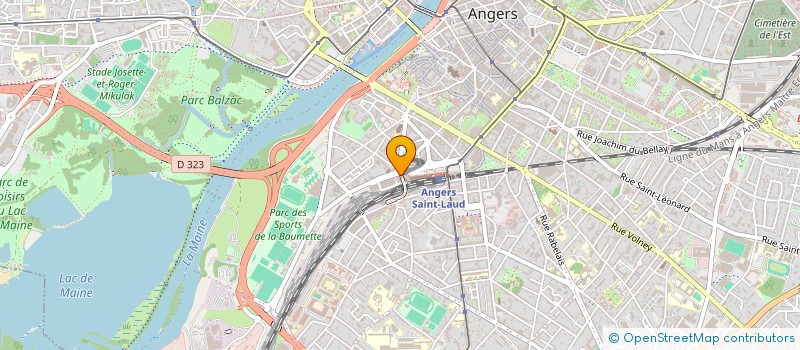 localisation de l'entreprise MADAME DOMINIQUE AUBERGER à ANGERS