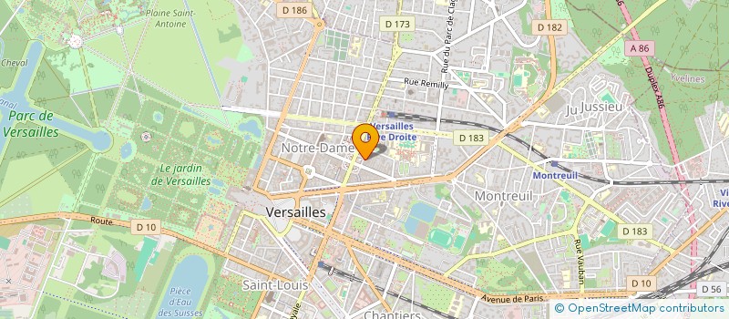 localisation de l'entreprise MADAME DOMINIQUE AVENATI à VERSAILLES