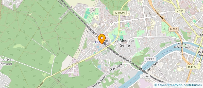 localisation de l'entreprise MADAME DOMINIQUE BABA METAUD MECCAR  LE MEE-SUR-SEINE