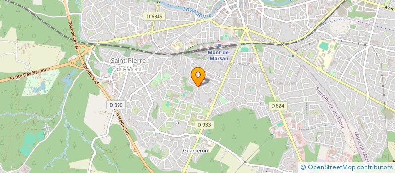 localisation de l'entreprise MADAME DOMINIQUE BACQUE  SAINT-PIERRE-DU-MONT