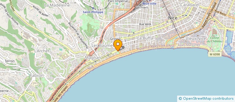localisation de l'entreprise MADAME DOMINIQUE BAILLEUL à NICE