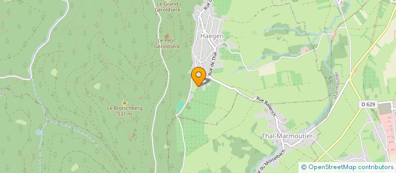 localisation de l'entreprise MADAME DOMINIQUE BAILLEUL  HAEGEN