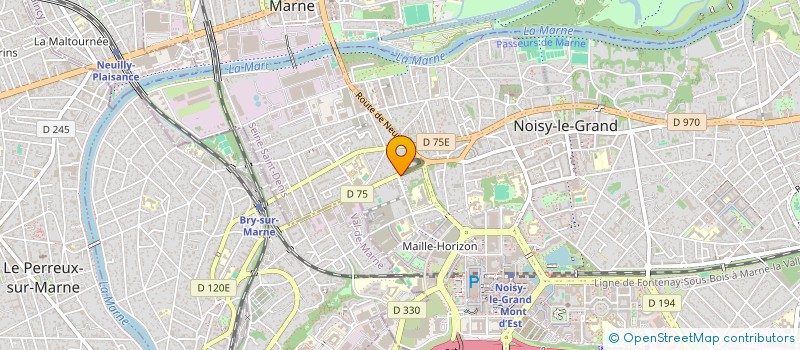 localisation de l'entreprise MADAME DOMINIQUE BALIER  NOISY-LE-GRAND