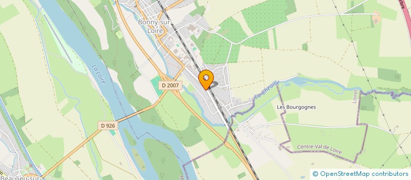 localisation de l'entreprise MADAME DOMINIQUE BALLOT à BONNY-SUR-LOIRE