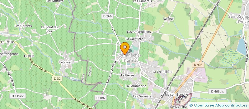 localisation de l'entreprise MADAME DOMINIQUE BARBAN à ROMANECHE-THORINS