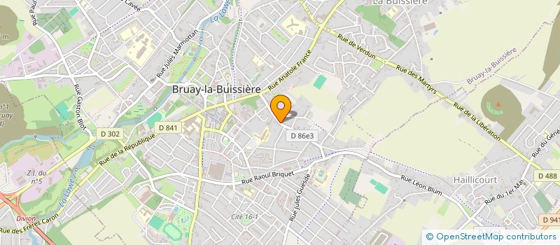 localisation de l'entreprise MADAME DOMINIQUE BARBE à BRUAY-LA-BUISSIERE