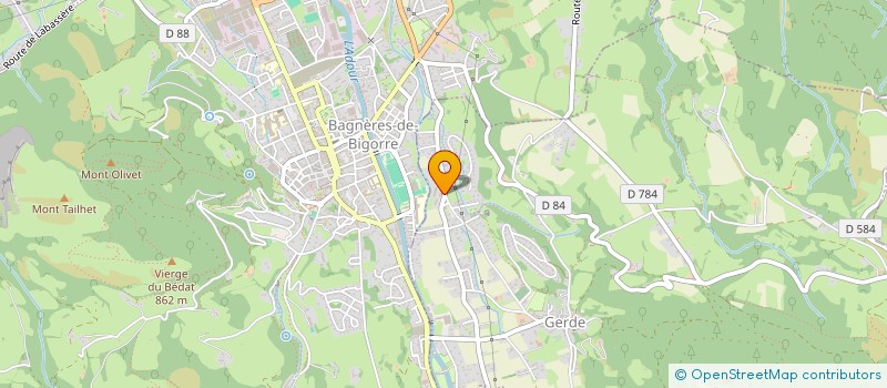 localisation de l'entreprise MADAME DOMINIQUE BARBET  GERDE