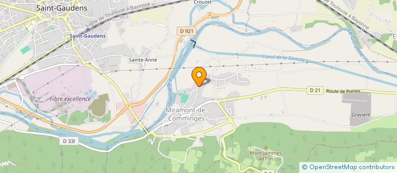 localisation de l'entreprise MADAME DOMINIQUE BARBIER  MIRAMONT-DE-COMMINGES