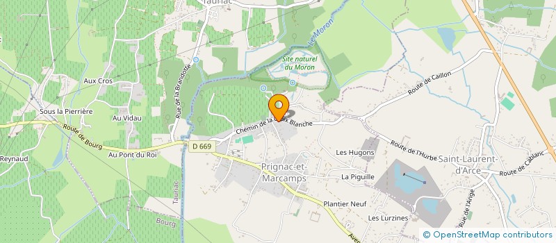 localisation de l'entreprise MADAME DOMINIQUE BARDEL à PRIGNAC-ET-MARCAMPS