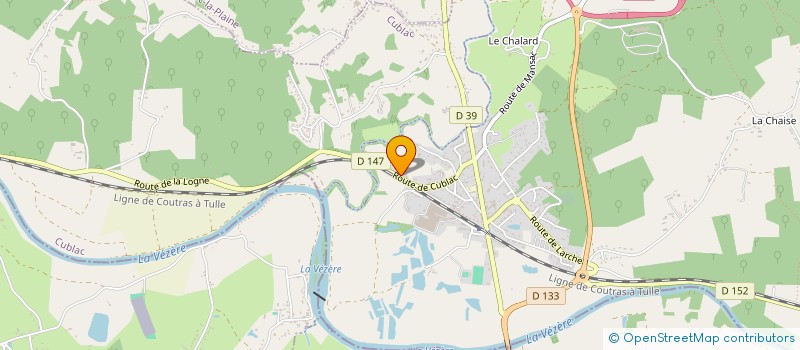 localisation de l'entreprise MADAME DOMINIQUE BARDON  MANSAC