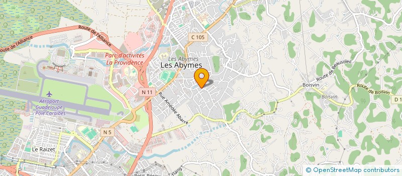 localisation de l'entreprise MADAME DOMINIQUE BARILLOT à LES ABYMES