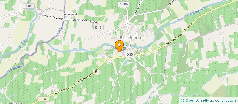 localisation de l'entreprise MADAME DOMINIQUE BARNEAUD  RICHERENCHES