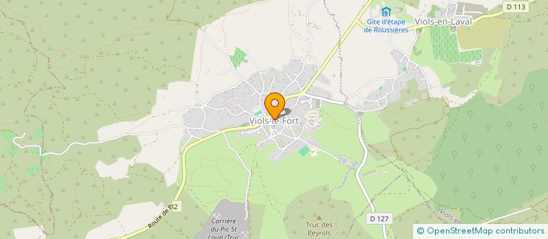 localisation de l'entreprise MADAME DOMINIQUE BARTHOLI à VIOLS-LE-FORT