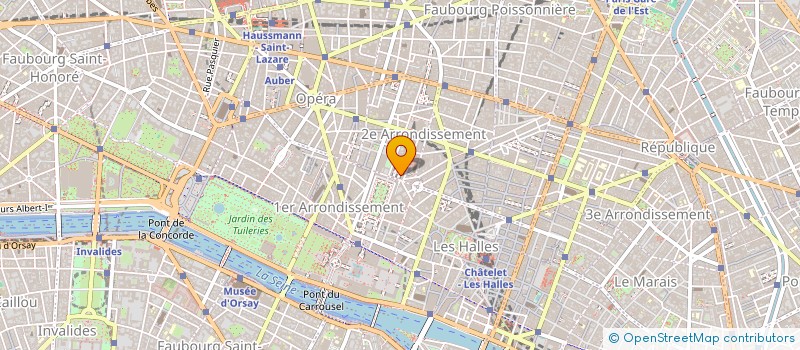 localisation de l'entreprise MADAME DOMINIQUE BARTOLI  PARIS