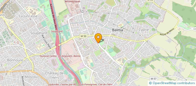 localisation de l'entreprise MADAME DOMINIQUE BASTIE à BALMA