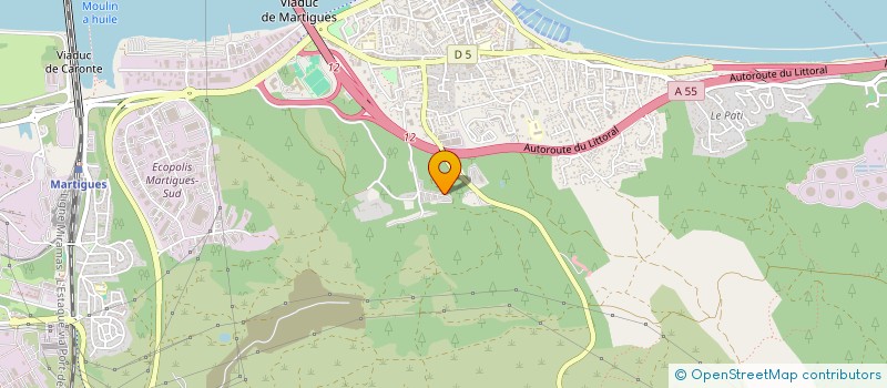 localisation de l'entreprise MADAME DOMINIQUE BAUDINO  MARTIGUES