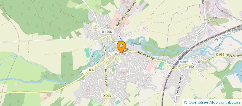 localisation de l'entreprise MADAME DOMINIQUE BAUMONT à IS-SUR-TILLE
