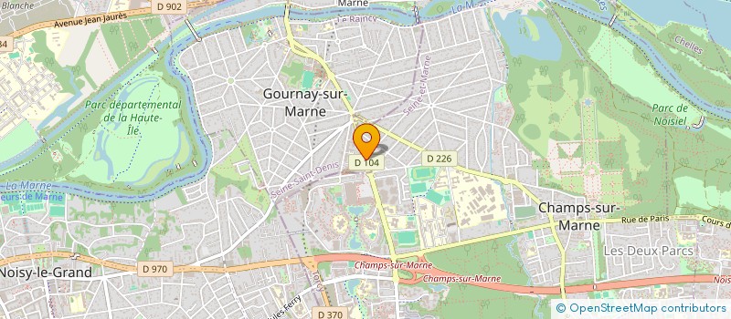 localisation de l'entreprise MADAME DOMINIQUE BEAUBRUN  GOURNAY-SUR-MARNE