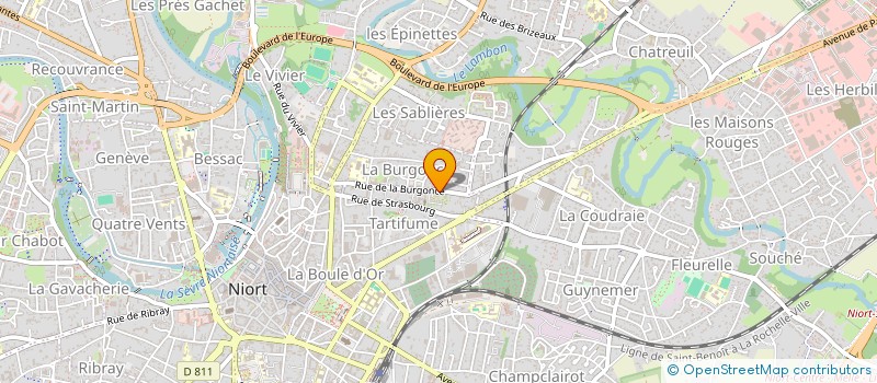 localisation de l'entreprise MADAME DOMINIQUE BECQUET  NIORT