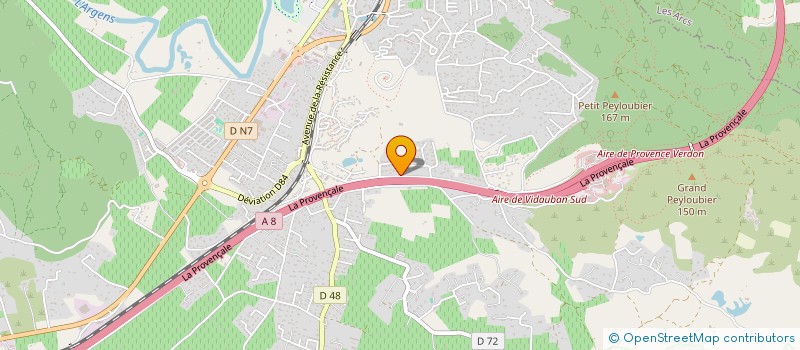 localisation de l'entreprise MADAME DOMINIQUE BELKOWSKI  VIDAUBAN