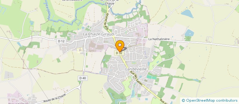 localisation de l'entreprise MADAME DOMINIQUE BENETEAU à LANDEVIEILLE