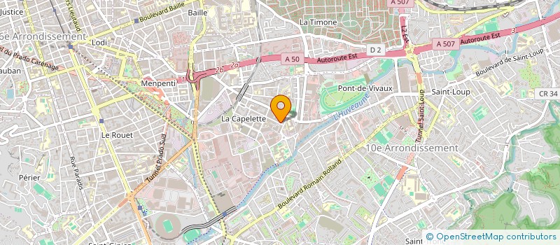 localisation de l'entreprise MADAME DOMINIQUE BERENI à MARSEILLE
