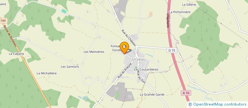 localisation de l'entreprise MADAME DOMINIQUE BERTHAULT  USSEAU