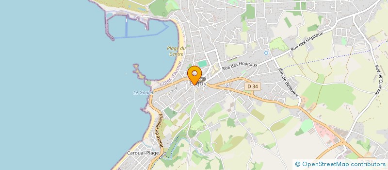 localisation de l'entreprise MADAME DOMINIQUE BERTHELOT  ERQUY