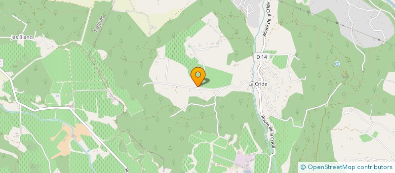 localisation de l'entreprise MADAME DOMINIQUE BERTHET  LE PUY-SAINTE-REPARADE