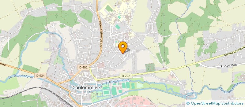localisation de l'entreprise MADAME DOMINIQUE BERTRAND à COULOMMIERS