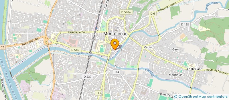 localisation de l'entreprise MADAME DOMINIQUE BES à MONTELIMAR