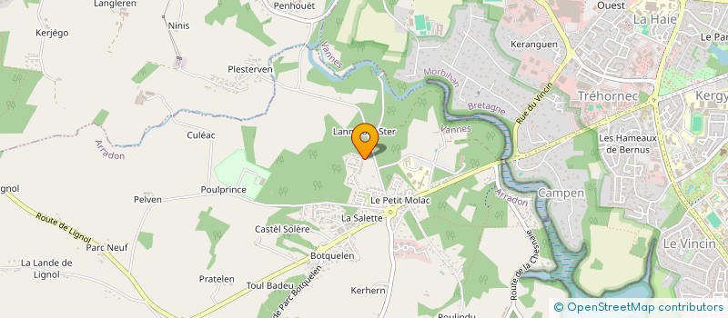 localisation de l'entreprise MADAME DOMINIQUE BIGOT à ARRADON